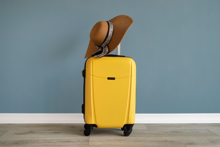 Foto grátis embalagem de malas de viagem e preparativos