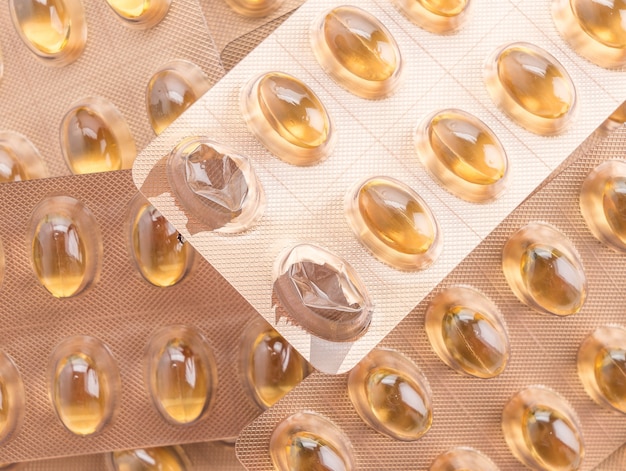 Embalagens de pílulas e cápsulas de medicamentos