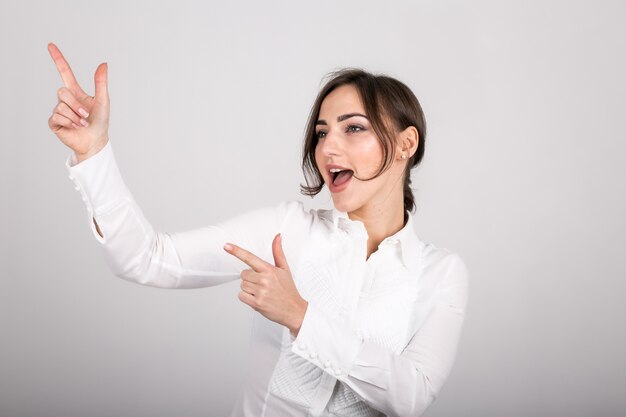 Emoções femininas no estúdio