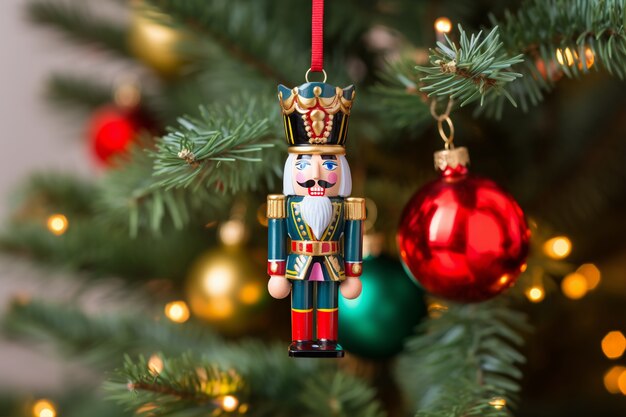 Enfeite de quebra-nozes para árvore de natal