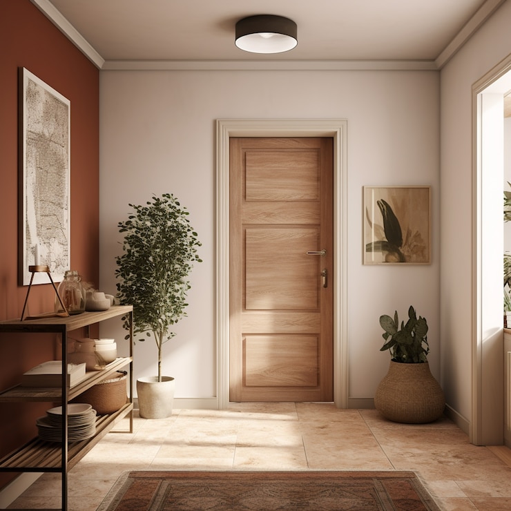 Foto grátis entrada com estilo moderno