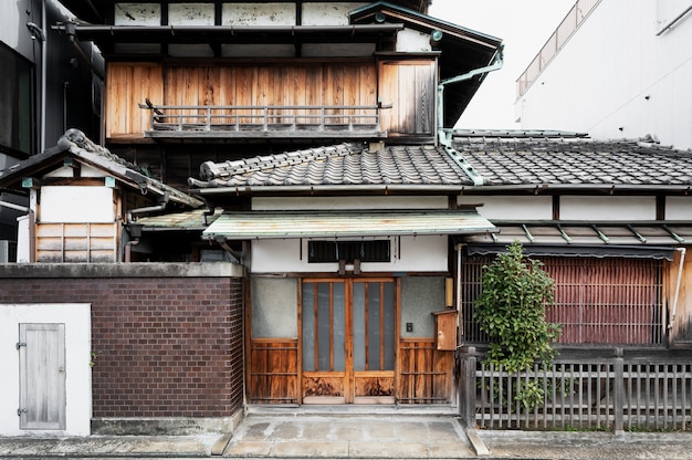 Foto grátis entrada da casa de cultura japonesa