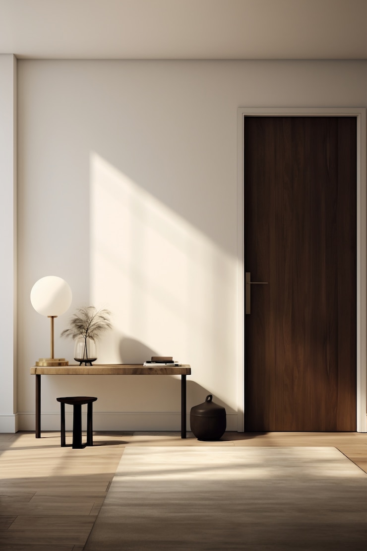 Foto grátis entrada pequena com estilo moderno
