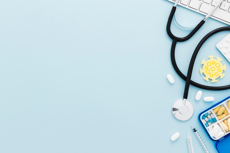 Foto grátis equipamento médico com cópia-espaço