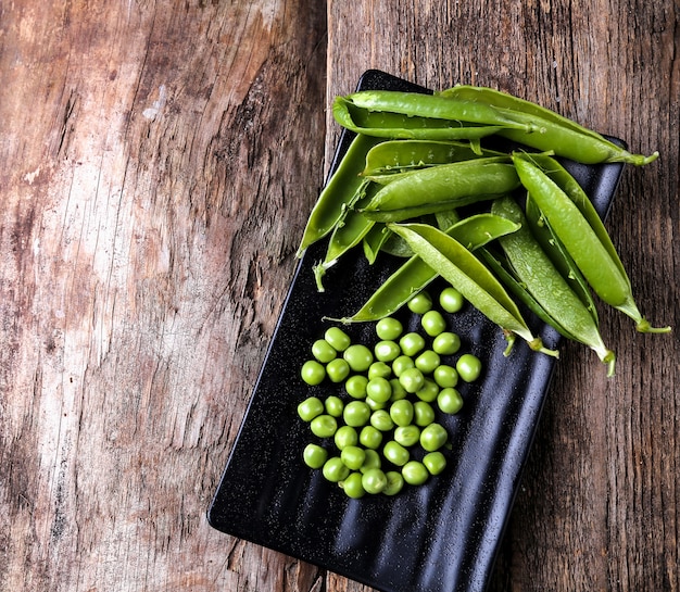 Foto grátis ervilhas naturais