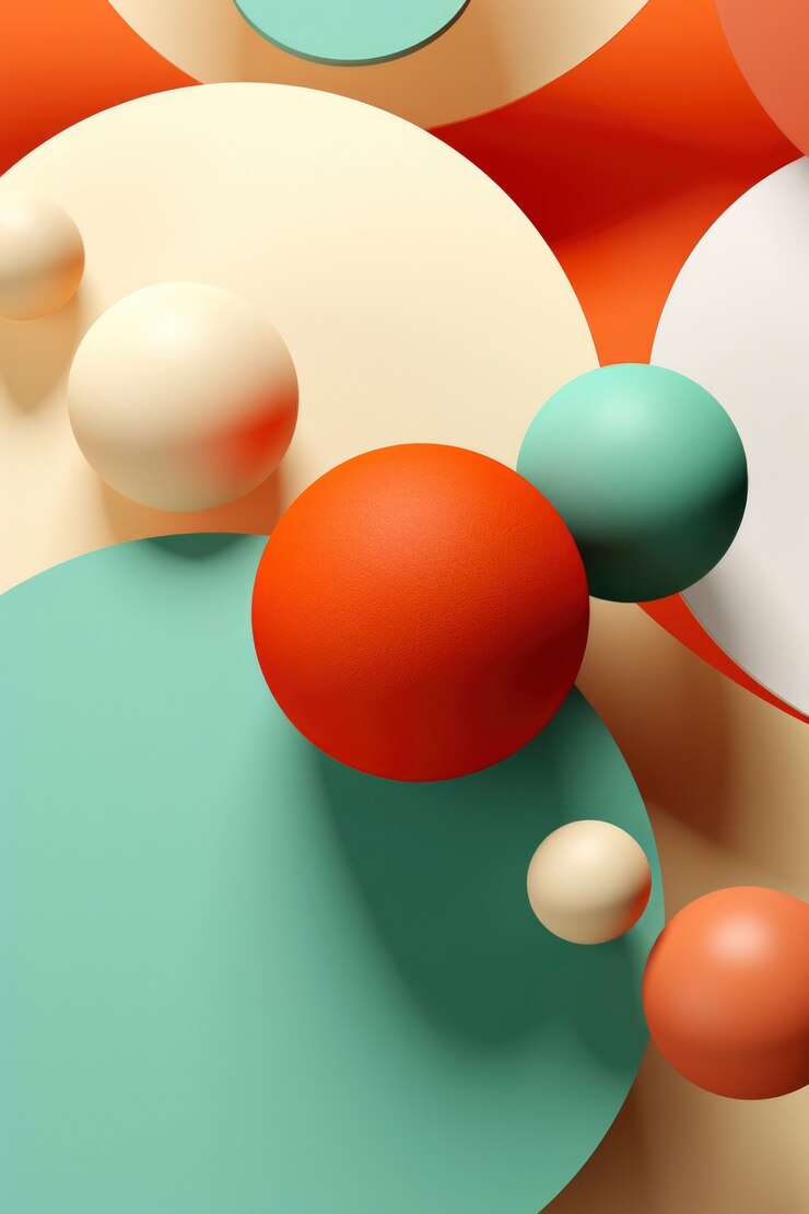 Foto grátis esfera 3d criativa abstrata