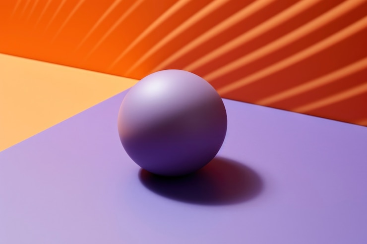 Foto grátis esfera 3d criativa abstrata
