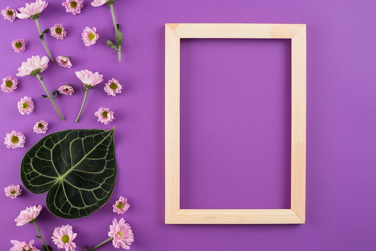 Foto grátis espaço de cópia de fundo de flores