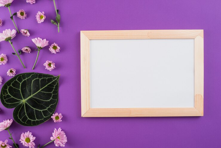 Foto grátis espaço de cópia de fundo de flores