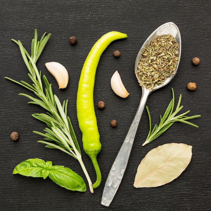 Foto grátis especiarias para cozinhar