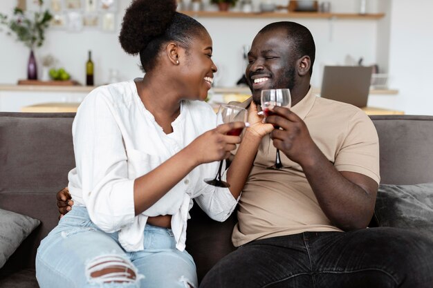 Esposa e marido passando algum tempo de qualidade juntos