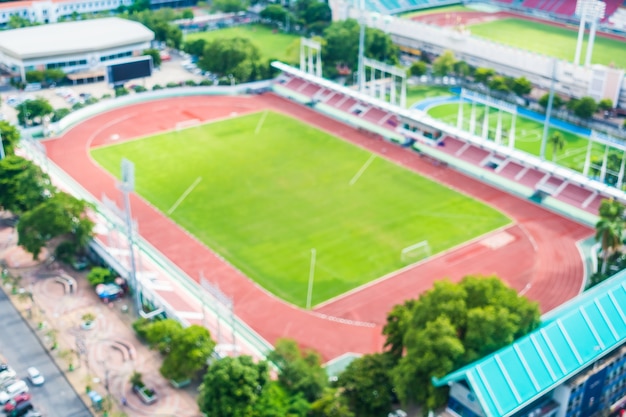 estádio de futebol borrão