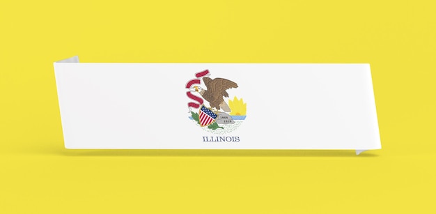 Estandarte da Bandeira de Illinois
