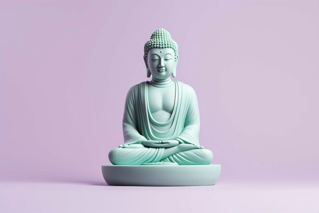 Estátua de Buda no estúdio