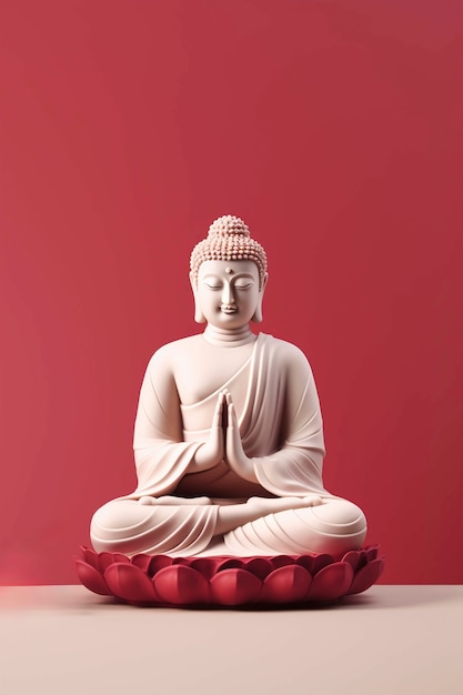 Estátua de Buda no estúdio
