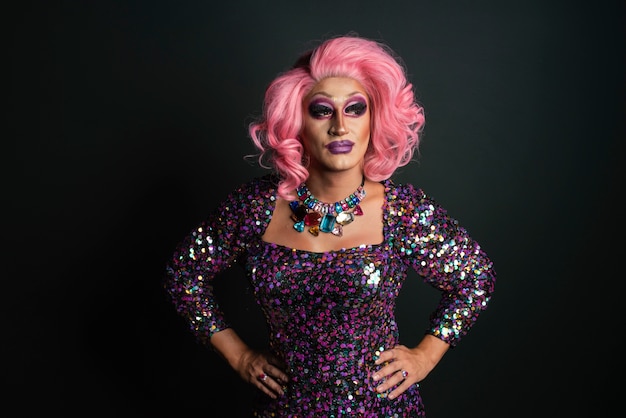 Foto grátis estilo de vida da drag queen