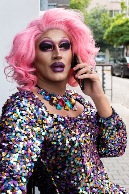 Foto grátis estilo de vida da drag queen