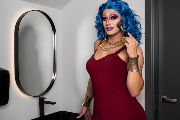 Foto grátis estilo de vida da drag queen