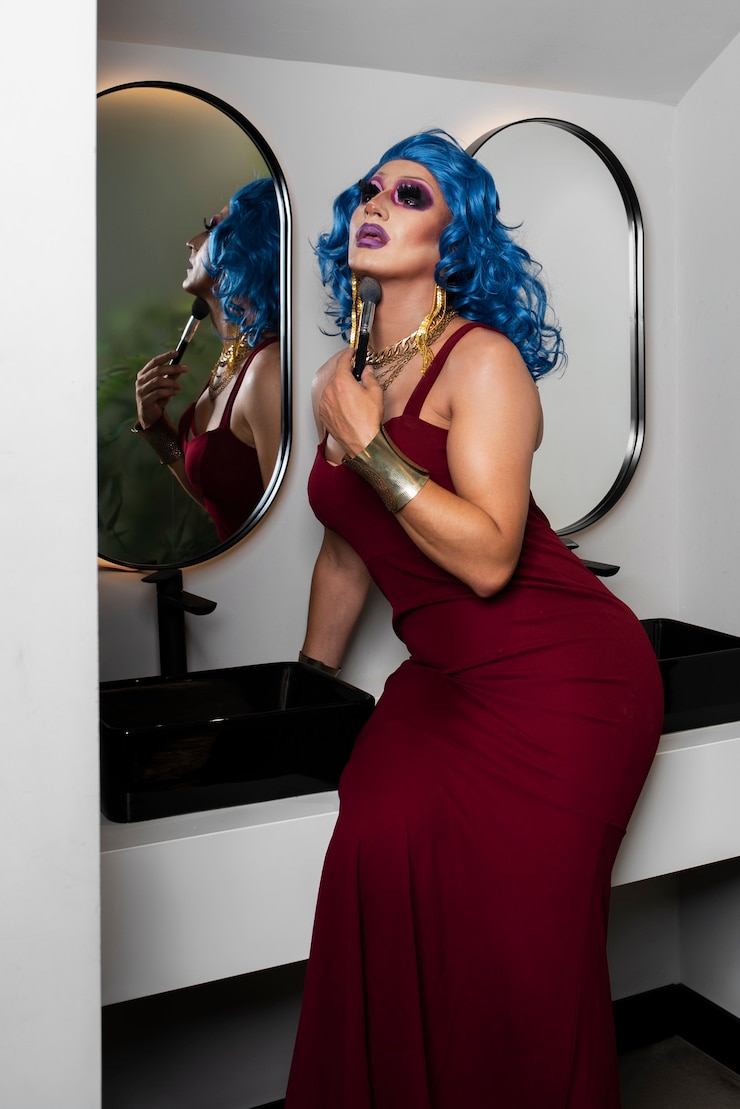 Foto grátis estilo de vida da drag queen
