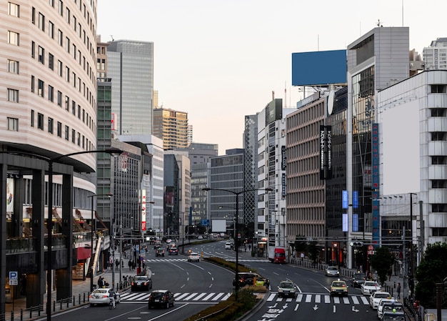 Estilo de vida da paisagem urbana do Japão