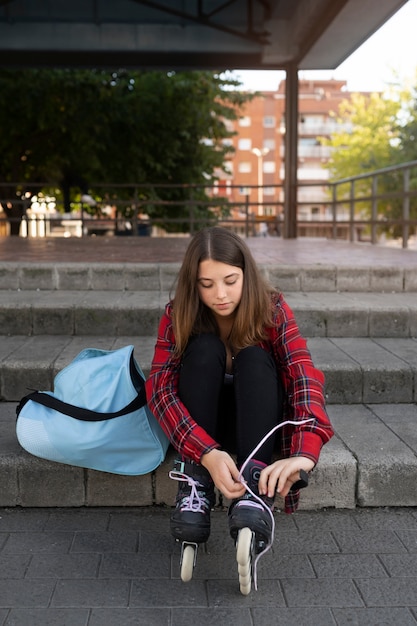 Foto grátis estilo de vida de adolescentes na cidade