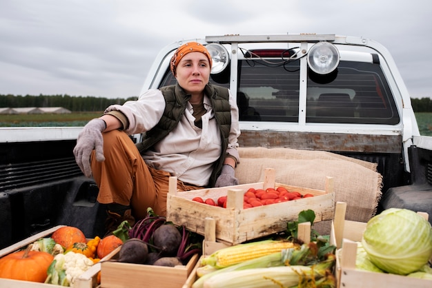 Foto grátis estilo de vida de pessoas ecologicamente corretas