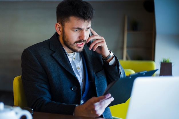 Estilo de vida de um homem de negócios