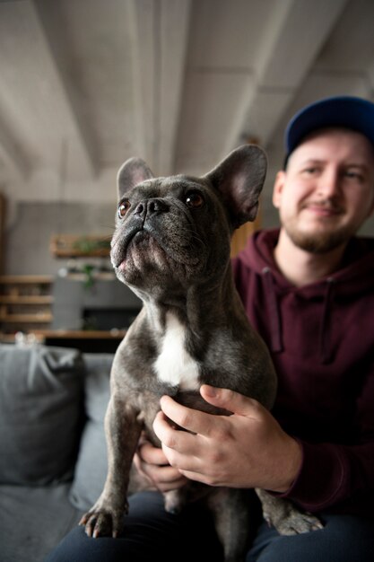 Estilo de vida do cão e cuidados com o dono