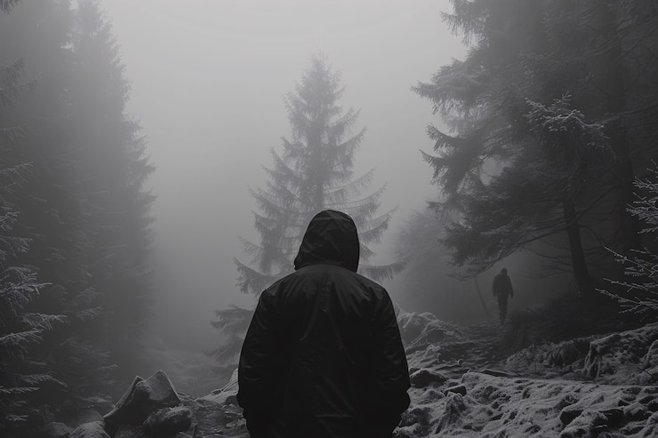Foto grátis estilo escuro da floresta de aokigahara