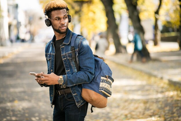 Estudante afro-americano