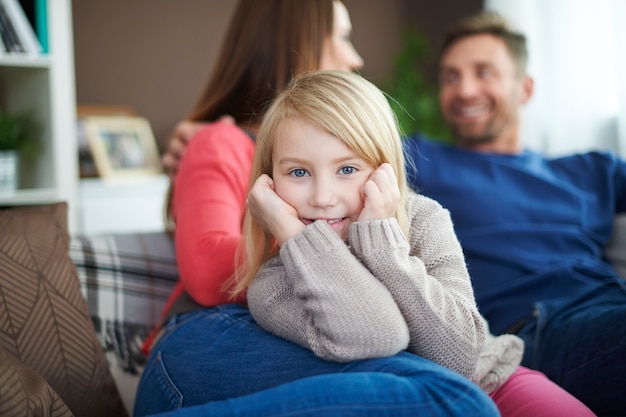 Eu amo o tempo com a família porque eles estão pensando apenas em mim