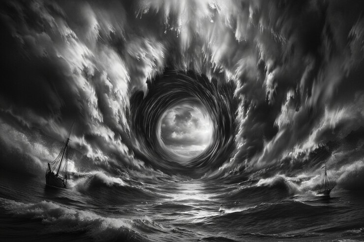 Foto grátis evento misterioso do triângulo das bermudas