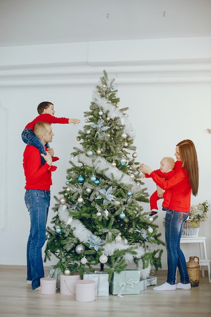 Foto grátis família em casa