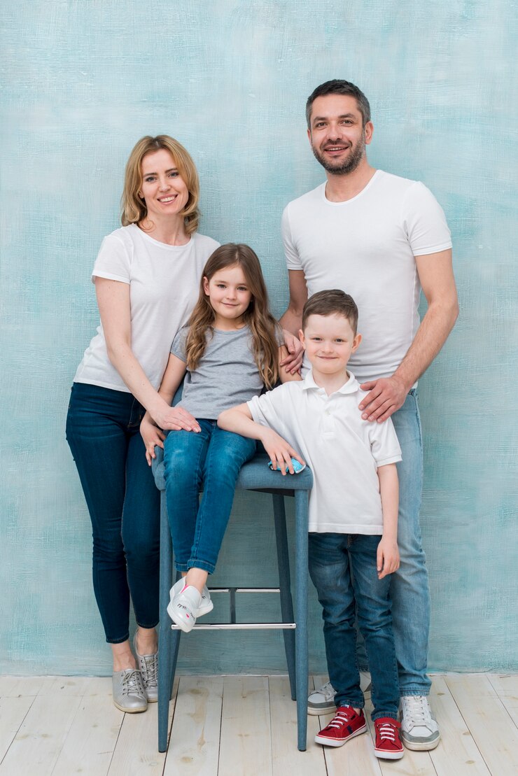 Foto grátis família em casa