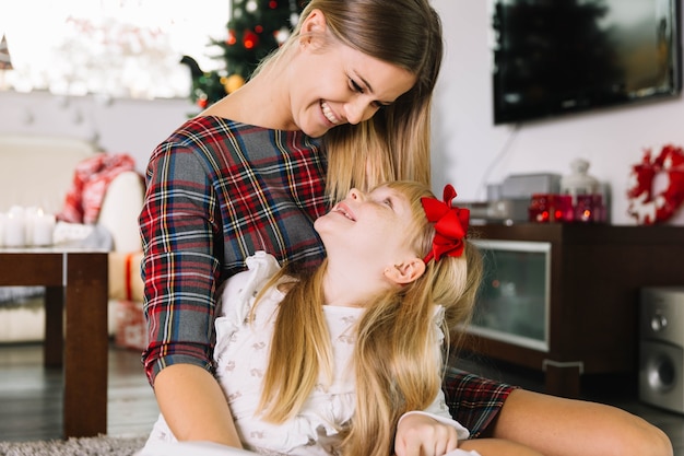 Foto grátis família no natal