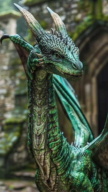 Foto grátis fantastic detailed dragon