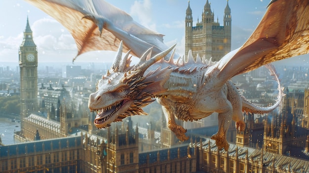 Foto grátis fantastic detailed dragon