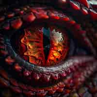 Foto grátis fantastic dragon eye close up