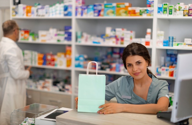 farmacêutico no trabalho