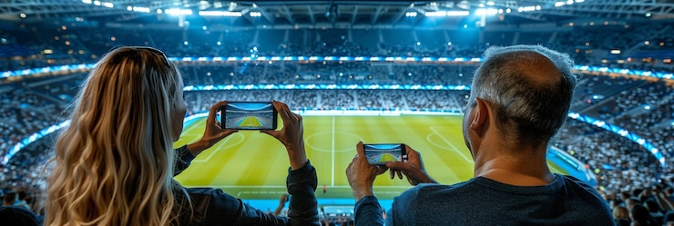 Foto grátis fãs de futebol animando sua equipe