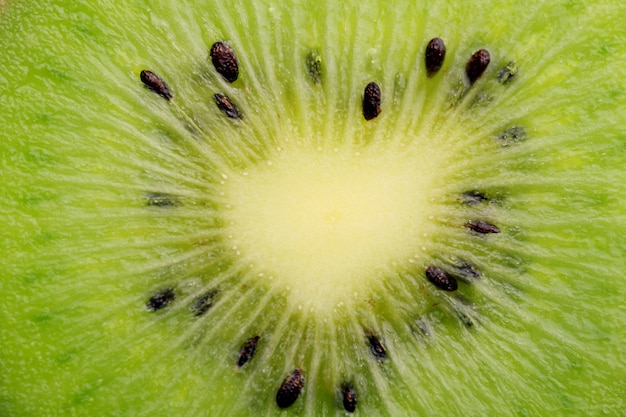 Fatia de kiwi close-up