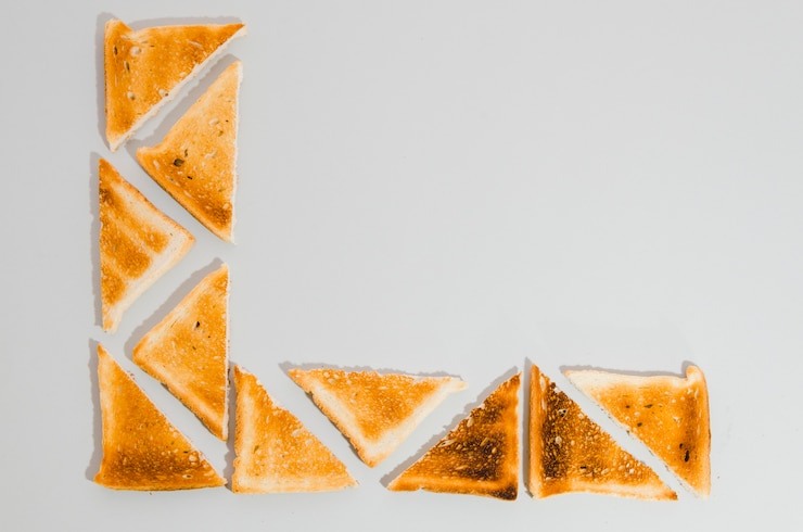 Foto grátis fatia de pão torrado