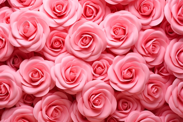 Fechar o fundo de rosas cor de rosa