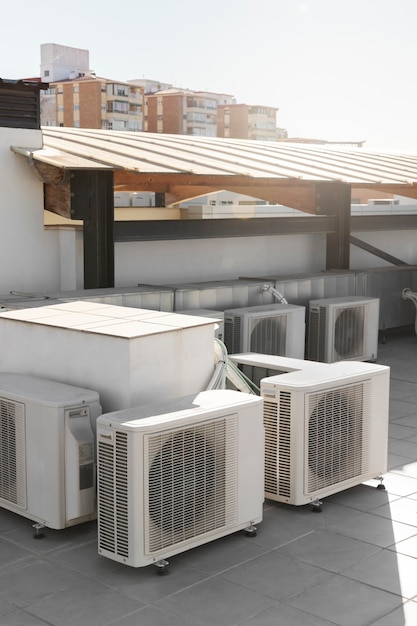 Foto grátis fechar o sistema de ventilação