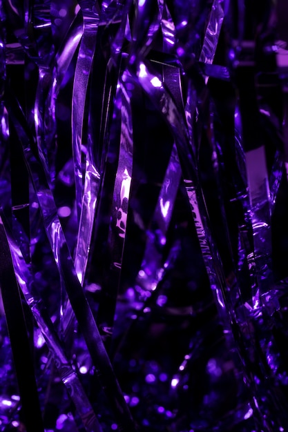 Foto grátis fechar o tecido roxo cintilante