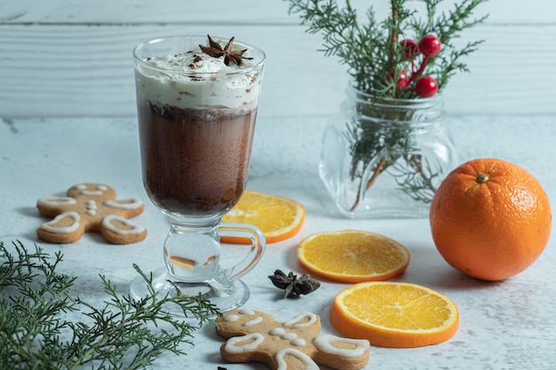 Feche a foto de lanches fáceis de natal.