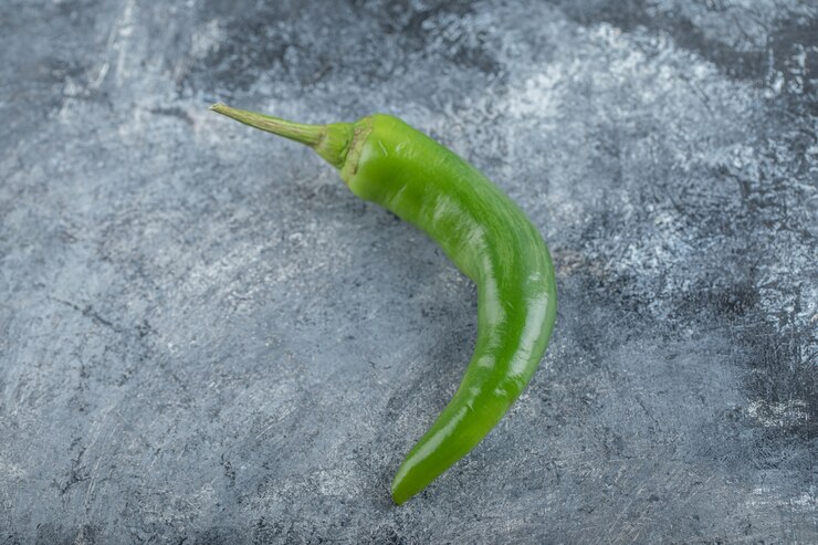 Foto grátis feche foto de pimenta verde quente. foto de alta qualidade