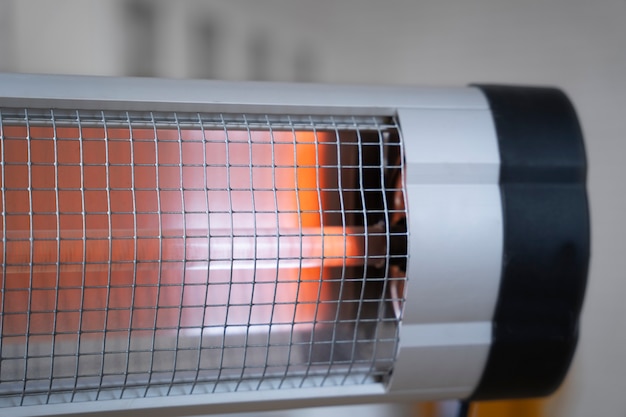 Foto grátis feche o aquecedor moderno em casa