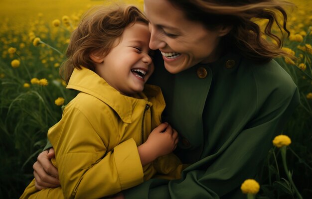 Foto grátis feliz celebração do dia das mães.