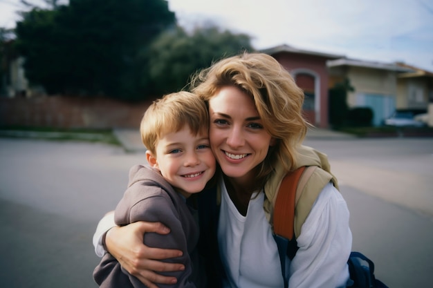 Foto grátis feliz celebração do dia das mães.